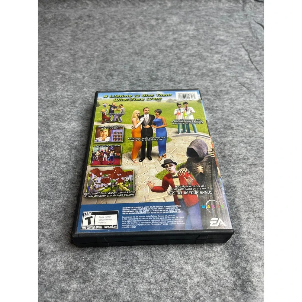 The Sims 2 PC CD-ROM Video Game 4-Disc Set with Manual EA Includes Serial‎ Code